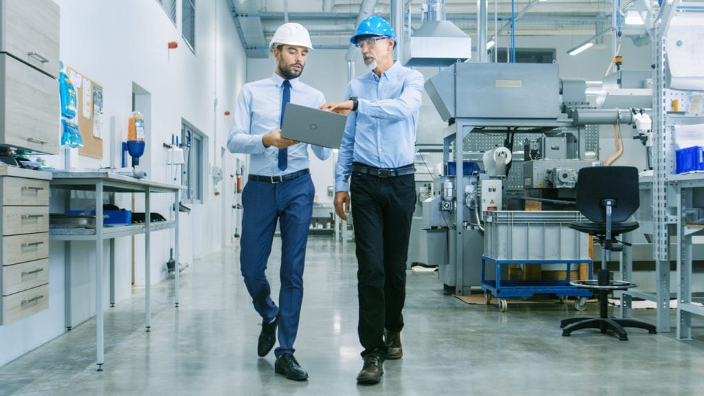 Engineer Managing Projects
