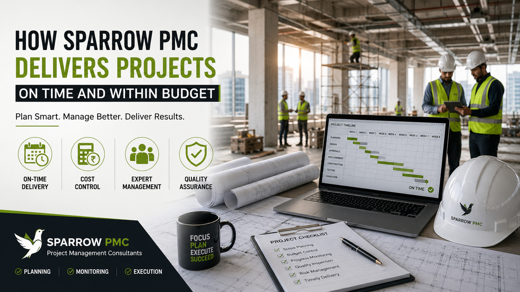 How Sparrow PMC Delivers Projects On Time and Within Budget